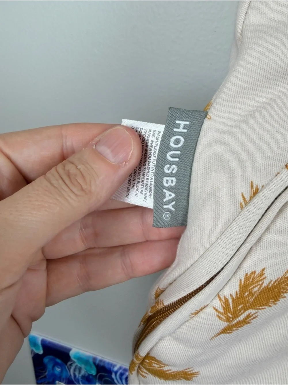 HOUSBAY Baby Sleep Bag Sack Wearable Blanket Sleep 2-Way Zipper Wheat Small 0-6